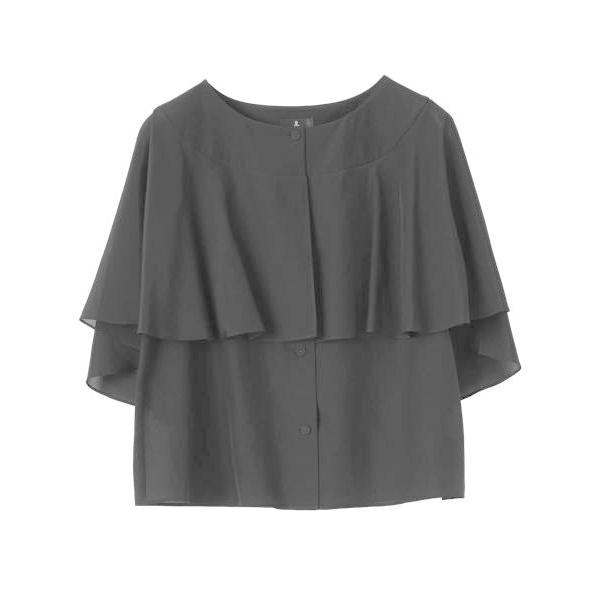 LANVIN COLLECTION / ランバン コレクション ケープデザインブラウス