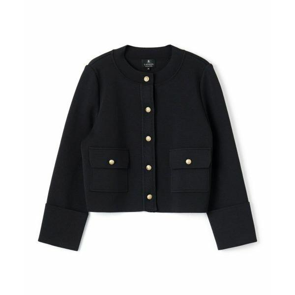 LANVIN COLLECTION / ランバン コレクション 14ゲージミラノリブニットジャケット