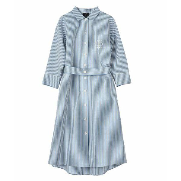 LANVIN COLLECTION / ランバン コレクション ドビーストライプワンピース