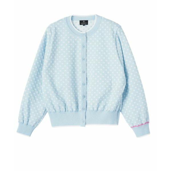 LANVIN COLLECTION / ランバン コレクション 16ゲージ袋ジャカードカーディガン