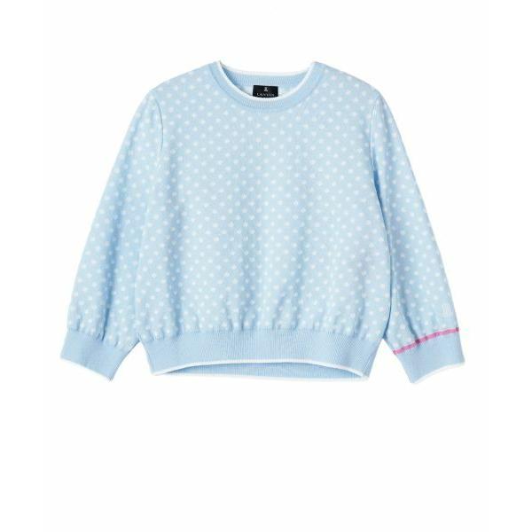 LANVIN COLLECTION / ランバン コレクション 16ゲージ袋ジャカードニット