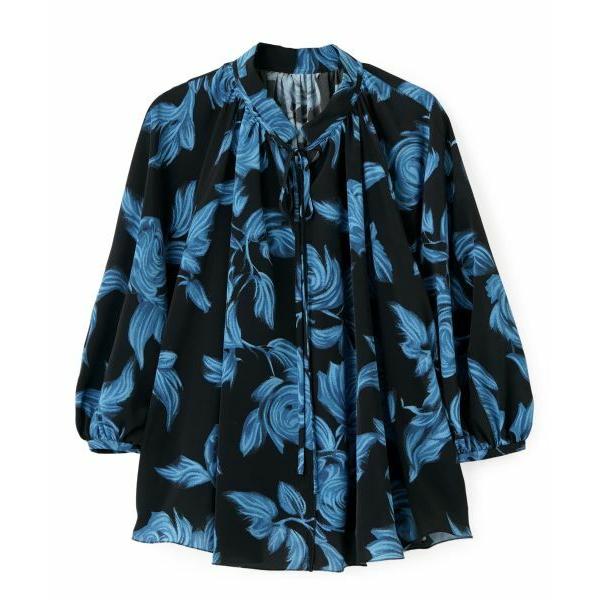 LANVIN COLLECTION / ランバン コレクション 三巻千鳥仕立て ギャザースタンドブラ...