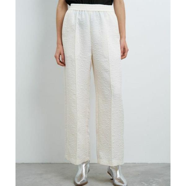 LANVIN en Bleu / ランバン オン ブルー フクレジャカードパンツ