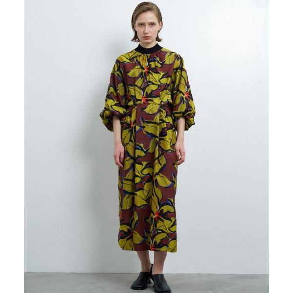 LANVIN en Bleu / ランバン オン ブルー BlueAmberプリントワンピース