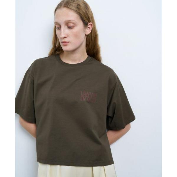 LANVIN en Bleu / ランバン オン ブルー ワンポイントロゴTシャツ