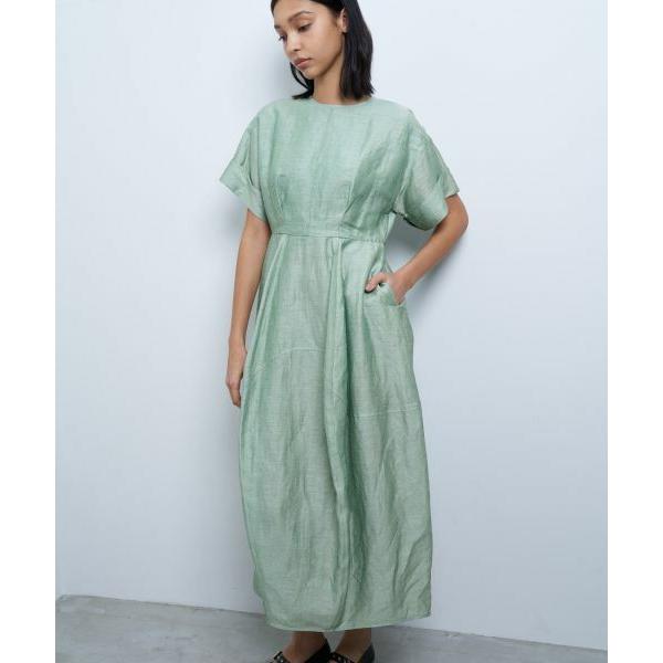 LANVIN en Bleu / ランバン オン ブルー リネンカールマイヤーワンピース