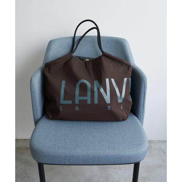 LANVIN en Bleu / ランバン オン ブルー ロゴドロストトートバッグ