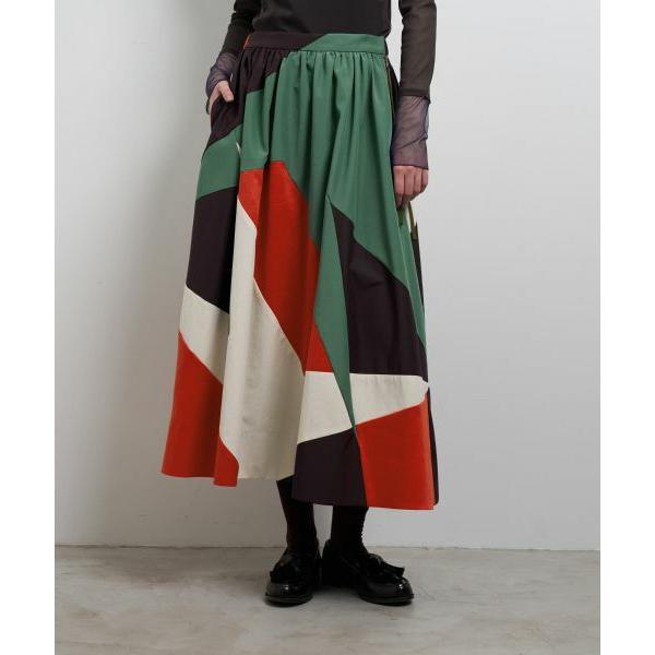 LANVIN en Bleu / ランバン オン ブルー LES MOUETTESフレアスカート