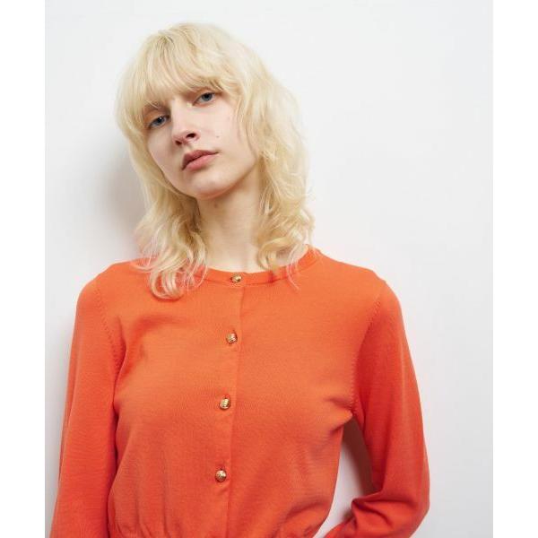 LANVIN en Bleu / ランバン オン ブルー メタルボタンベーシックカーディガン