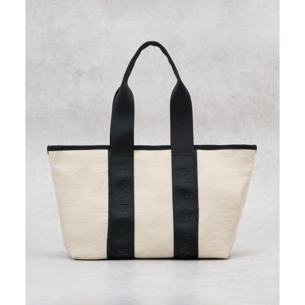 LANVIN en Bleu / ランバン オン ブルー ロゴテープワイドトートバッグ