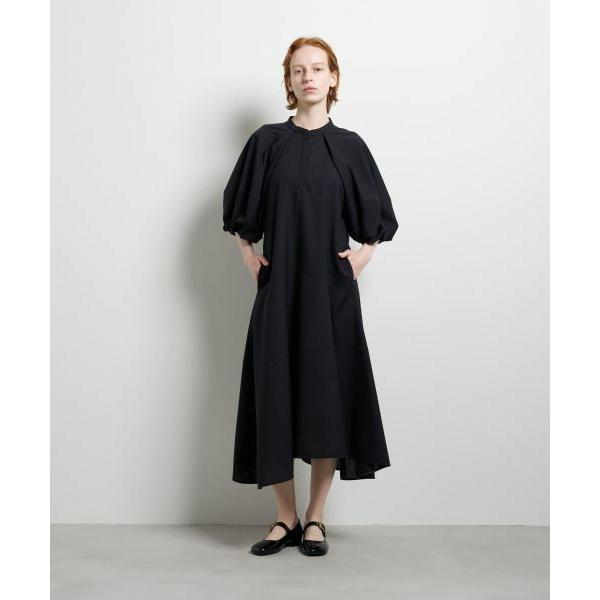 LANVIN en Bleu / ランバン オン ブルー サマーウールバルーンスリーブワンピース