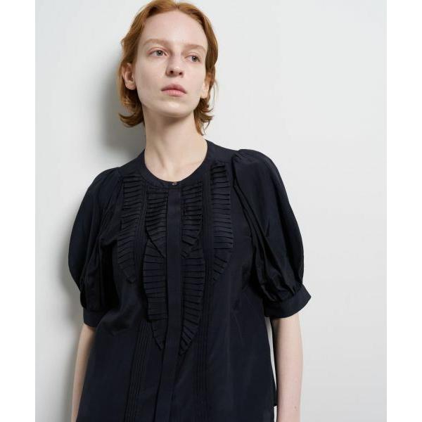 LANVIN en Bleu / ランバン オン ブルー トリアセローンパフスリーブブラウス