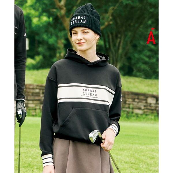 ADABAT STREAM / アダバットストリーム ライトスムースフロントロゴフーディー