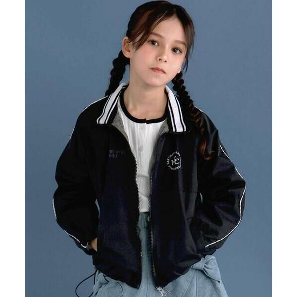 nexchic / ネクシック ロゴ刺しゅうタフタコーチジャケット(110~150cm)