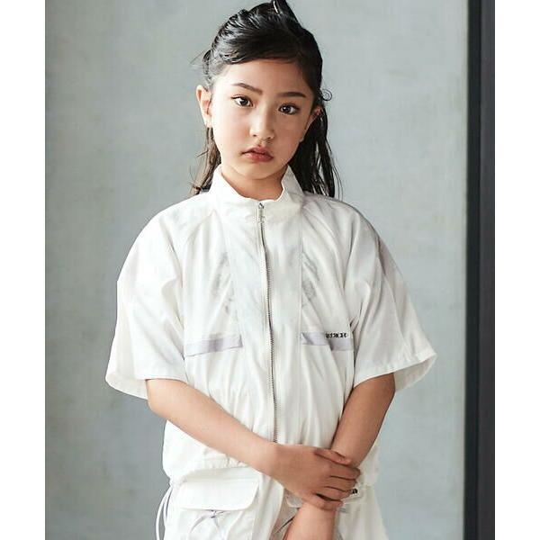 nexchic / ネクシック メッシュ切り替えタフタジップアップジャケット(110~150cm)