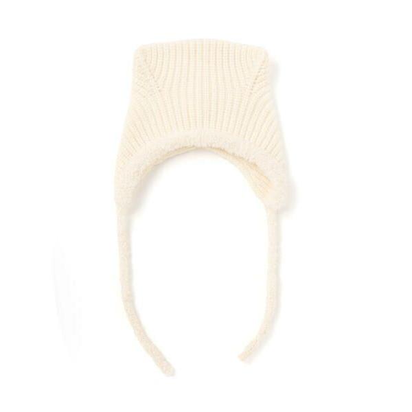 nexchic / ネクシック ボンボン耳付きニット帽