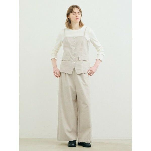 MARMARMAR / マーマーマー MARMARMAR リネン混ビスチェ風ベスト