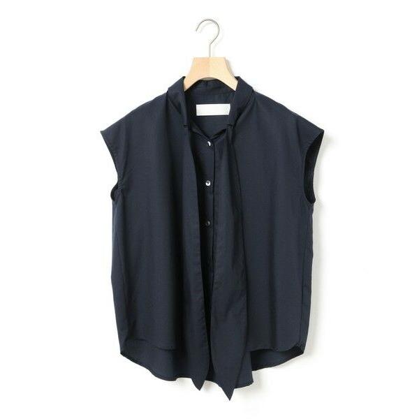 MARMARMAR / マーマーマー MARMARMAR リボンフレンチスリーブコンパクトシャツ