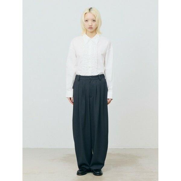 MARMARMAR / マーマーマー MARMARMAR フリルドレスシャツ