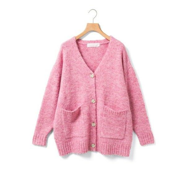 MARMARMAR / マーマーマー MARMARMAR ヘアリーVネックカーディガン