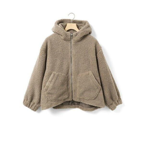 MARMARMAR / マーマーマー MARMARMAR ボアフードブルゾン