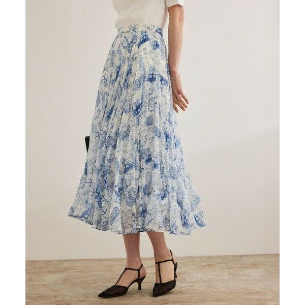 ROPE' / ロペ 【洗える】トワルドジュイタックプリーツスカート