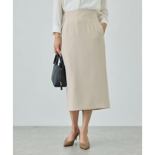 ROPE' / ロペ トリアセダブルクロス ハイウエストタイトスカート/セットアップ対応・イージーケ...