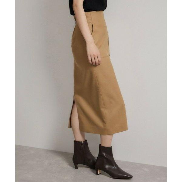 ROPE' / ロペ [美人スカート]ウールレーヨンポケット付きタイトスカート(無地)/イージーケア...