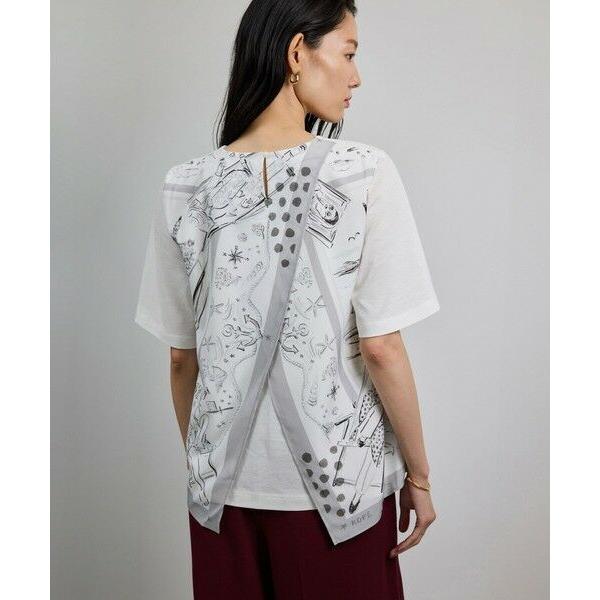 ROPE' / ロペ 【洗える】【YUKO SAEKI for ROPE'・コラボ】スカーフ柄プリン...