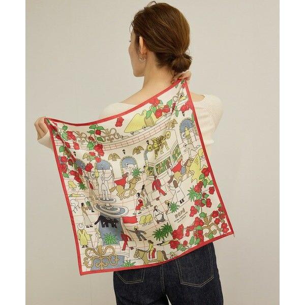 ROPE' / ロペ 【4 ARTIST for ROPE'】コラボ シルクスカーフ/Sサイズ