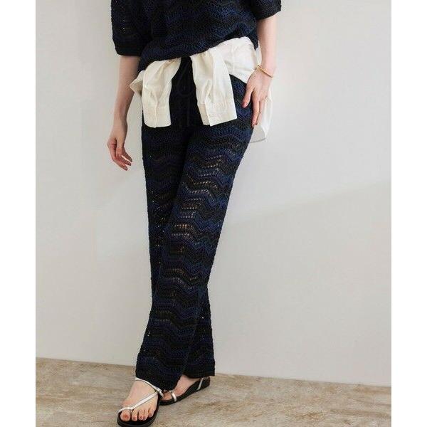 ROPE' / ロペ 【COOHEM（コーヘン）】ZIGZAG SUKASHI KNIT PANTS...