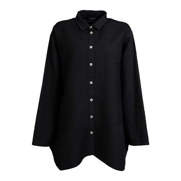 YACCOMARICARD / ヤッコマリカルド ローン総ピン  ジグザグ切替 長袖BL