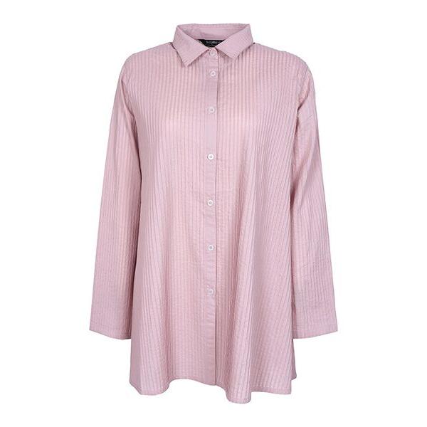 YACCOMARICARD / ヤッコマリカルド 先染ポプリン総ピンAライン長袖BL