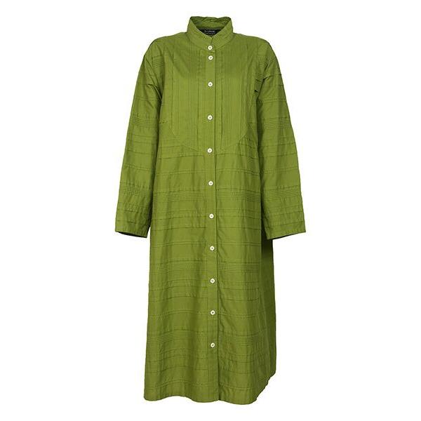 YACCOMARICARD / ヤッコマリカルド ローン総ランダムピンタック 胸ヨークタテ使い 長袖...