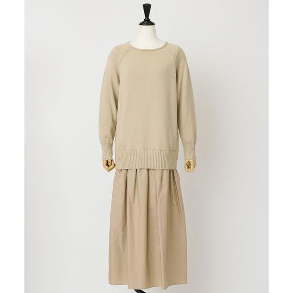 EPELER / イプリ キャンベルニットドッキングワンピース