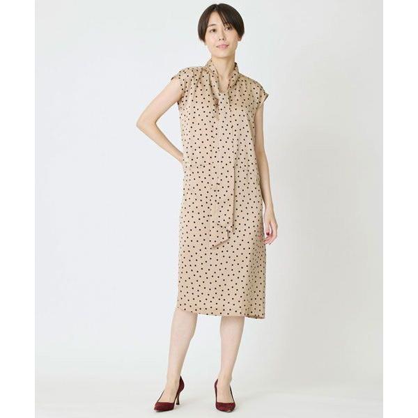 EPELER / イプリ シルデューサテンドットワンピース