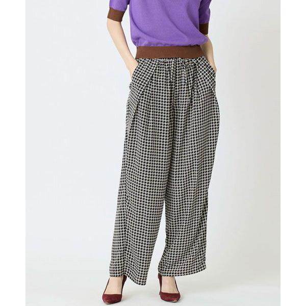 EPELER / イプリ ジオメトリックプリントパンツ