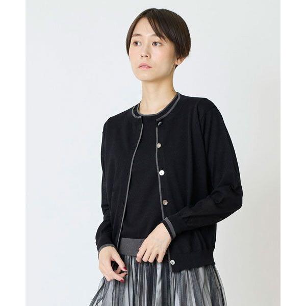 EPELER / イプリ シアーニットクルーカーディガン