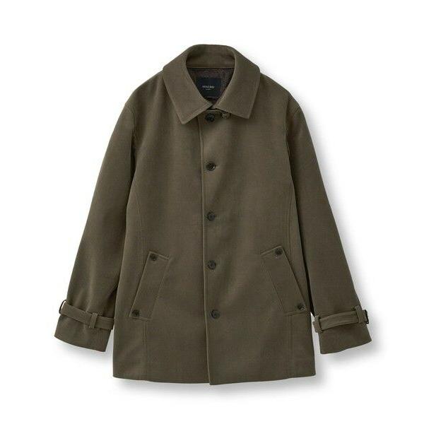 MEN'S BIGI / メンズビギ ベロアボンディング ショートコート＜ストレッチ＞