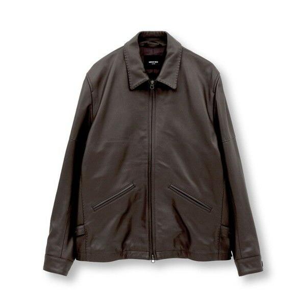 MEN'S BIGI / メンズビギ クロームタンニングシープレザージャケット