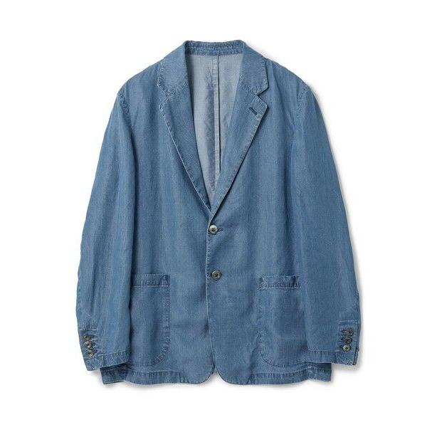 MEN'S BIGI / メンズビギ テンセルダンガリーテーラードジャケット