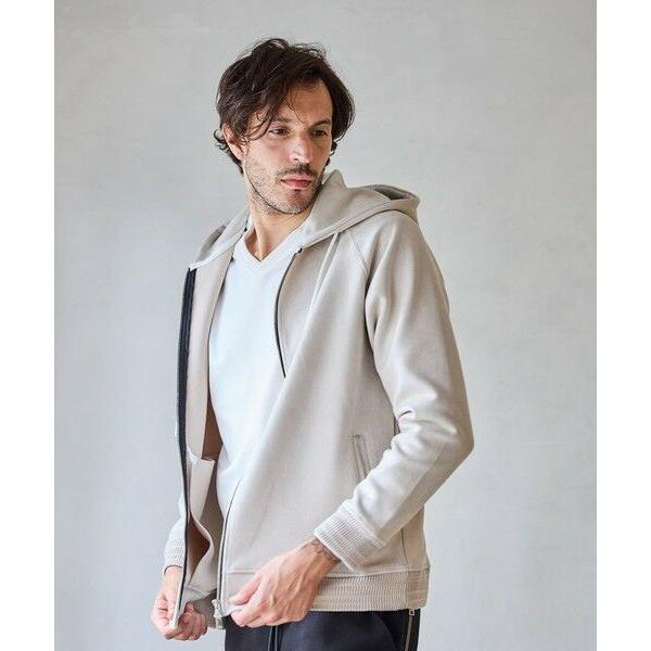 MEN'S BIGI / メンズビギ フェイクスエードZIPUPパーカー