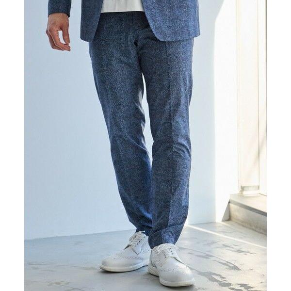 MEN'S BIGI / メンズビギ 【Begin5月号掲載】メッシュメランジプリントスラックス/マ...