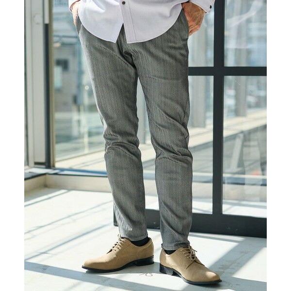 MEN'S BIGI / メンズビギ ハイパーストレッチヘリンボンスラックス