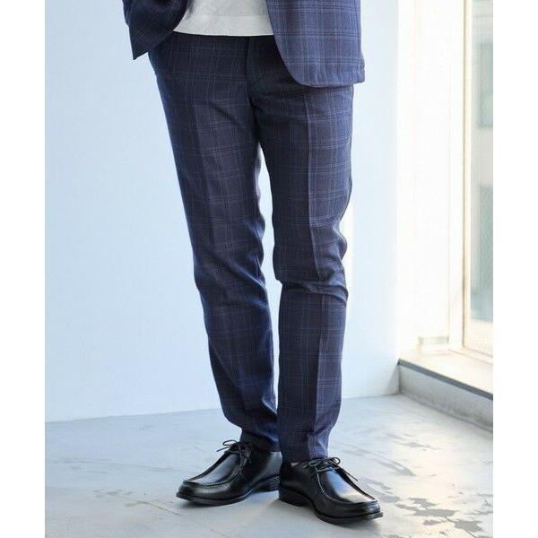 MEN'S BIGI / メンズビギ T/Rウインドウペンチェックセンタープレススラックス