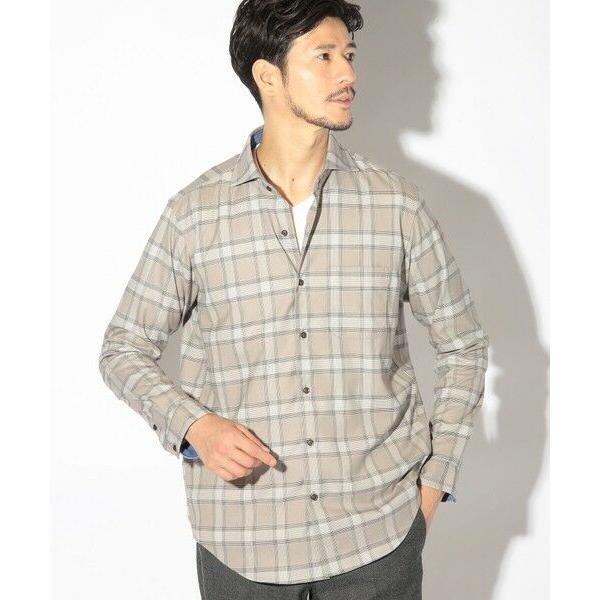 MEN'S BIGI / メンズビギ グレンプラッドチェックシャツ