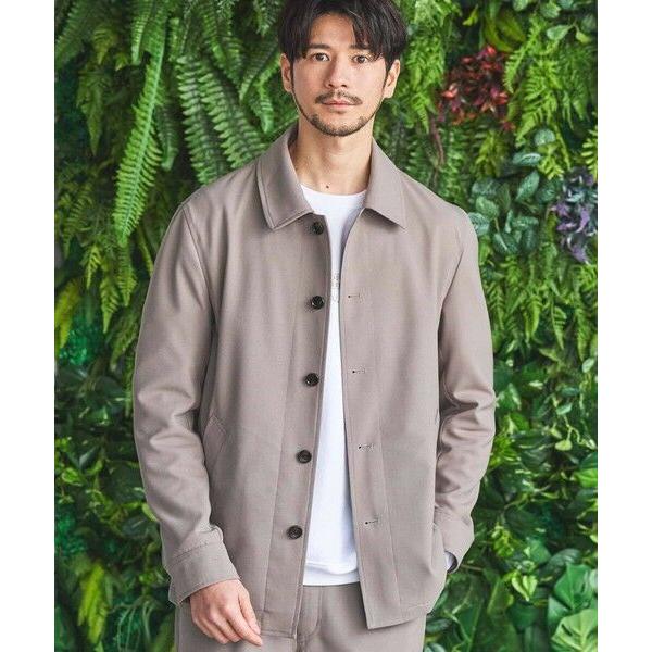 MEN'S BIGI / メンズビギ ポリエステルオックスショートステンカラーブルゾン