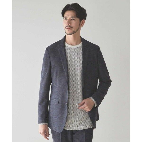 MEN'S BIGI / メンズビギ メランジプリントポンチテーラードジャケット