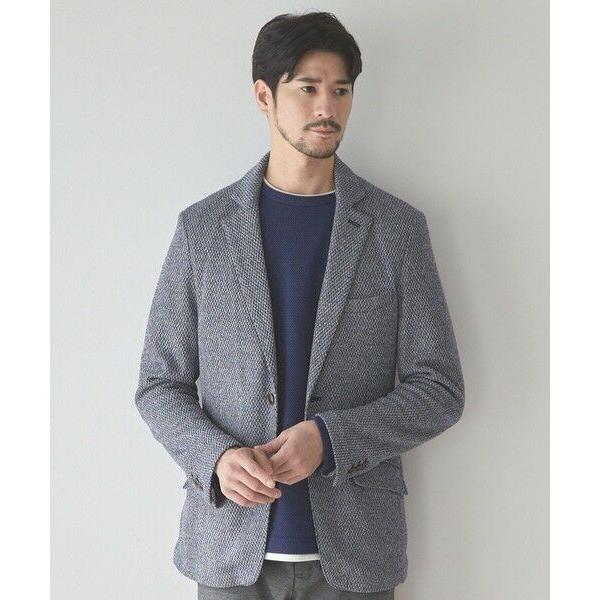 MEN'S BIGI / メンズビギ ラッセル編みテーラードジャケット