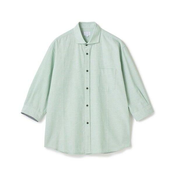 MEN'S BIGI / メンズビギ 【COOLMAX】フレンチリネン7分袖シャツ＜マシンウォッシャ...